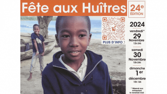 Fête aux Huîtres, le 29 novembre 2024 à 19:30