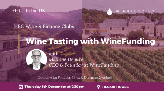 HEC UK Wine Club: Wine Tasting with WineFunding