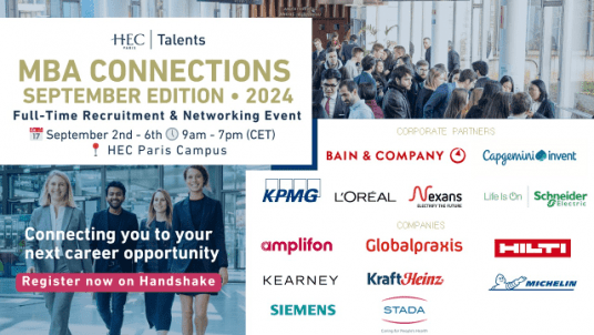 MBA CONNECTIONS september edition 2024 - Recruitment & Networking event