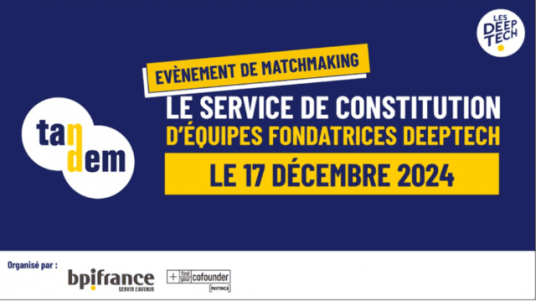 Matchmaking Tandem - Bpifrance x Find Your Cofounder